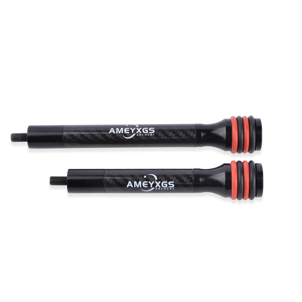 6-12'' Compound Bow Stabilizer Shock Absorber Silencer Hunting Shooting Target