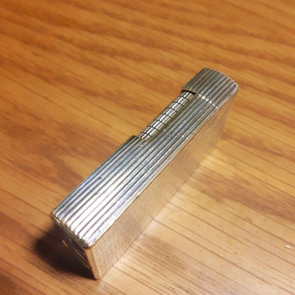 Working Dunhill Rollagas lighter 70 silver without box