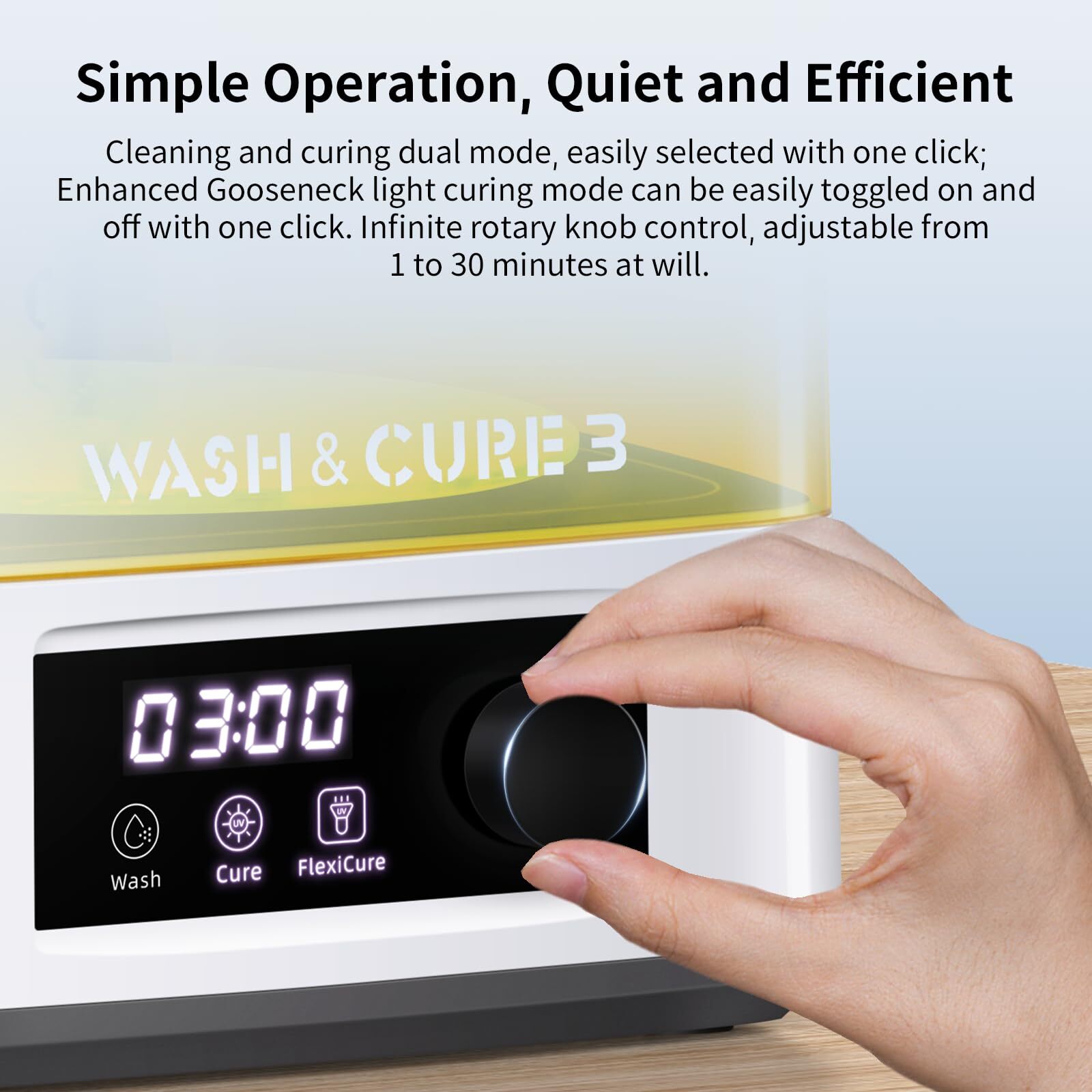 ANYCUBIC Wash and Cure 3.0 Large 4L LCD Models 2 in 1 Washing and Curing Station