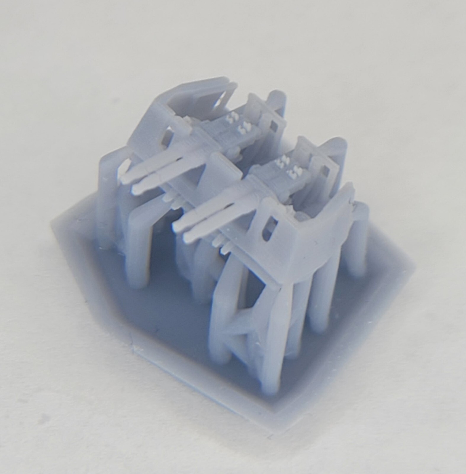 1/350 3D Printed Quad 40mm Bofors AA Guns W Shield X 6 3D Printed