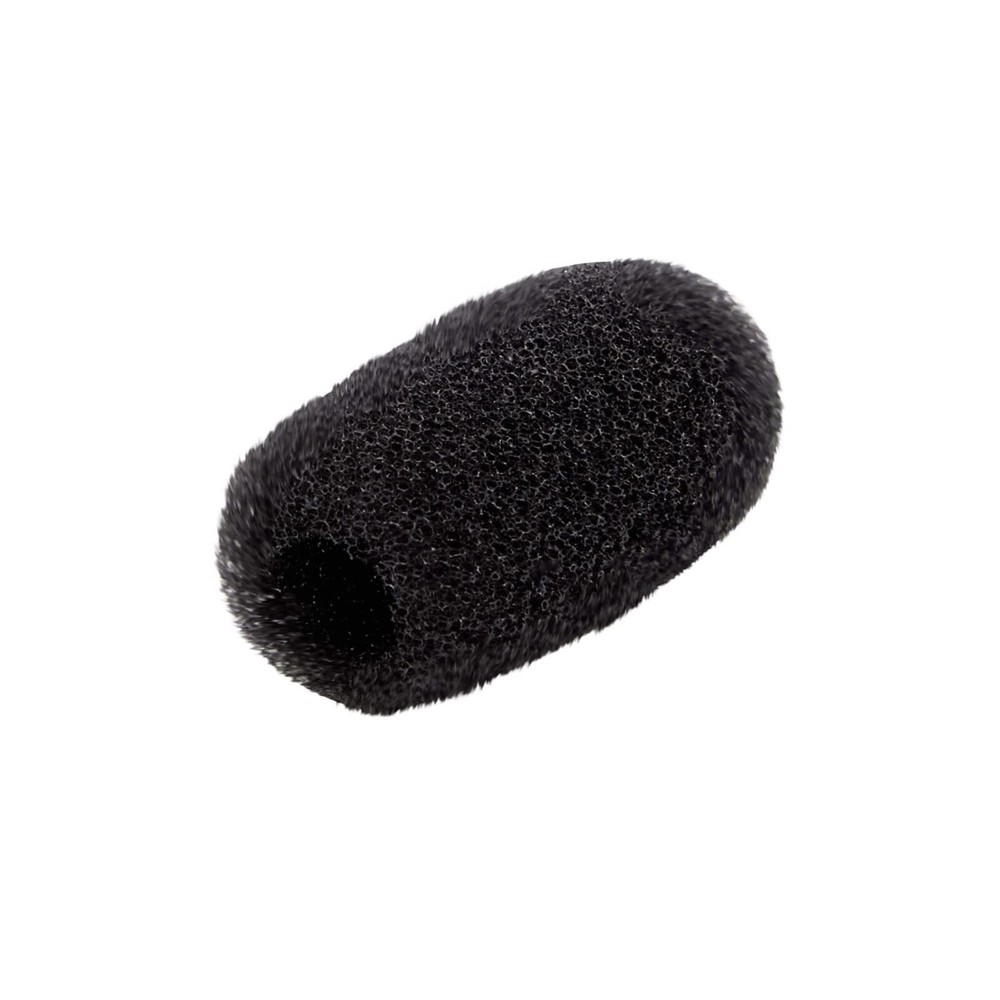 24 Pack Mini Foam Windscreen for Headset Microphone Black