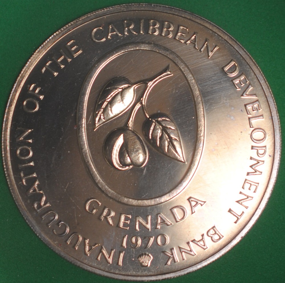 1970 Grenada 4 Dollars Proof