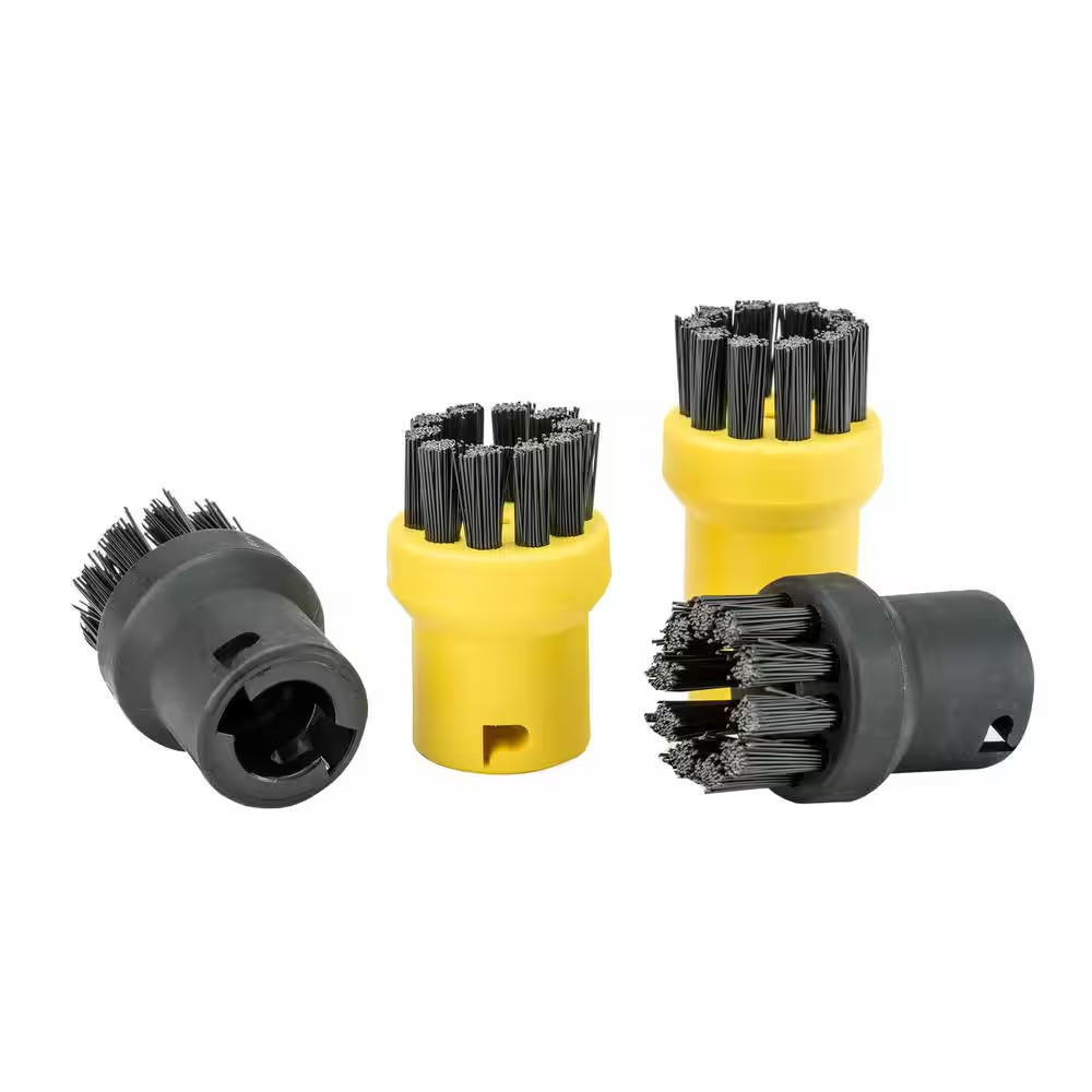SC Steam Cleaner round Nylon Brush Set - 4-Pack