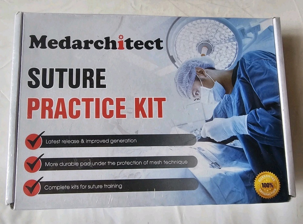 Medarchitect Suture Practice Kit (30 Pieces) SEALED