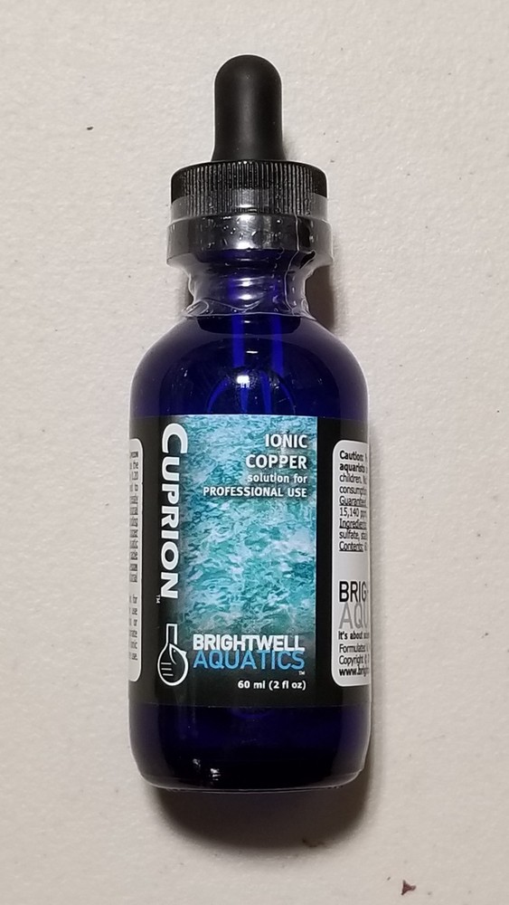 Ionic Copper Cuprion Brightwell Aquatics 60ml TF