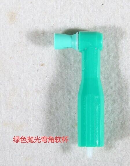500 dental small Head disposable prophy angles soft cup green