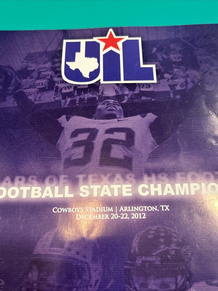 2012 TEXAS FOOTBALL STATE CHAMPIONSHIP GAMES PROGRAM