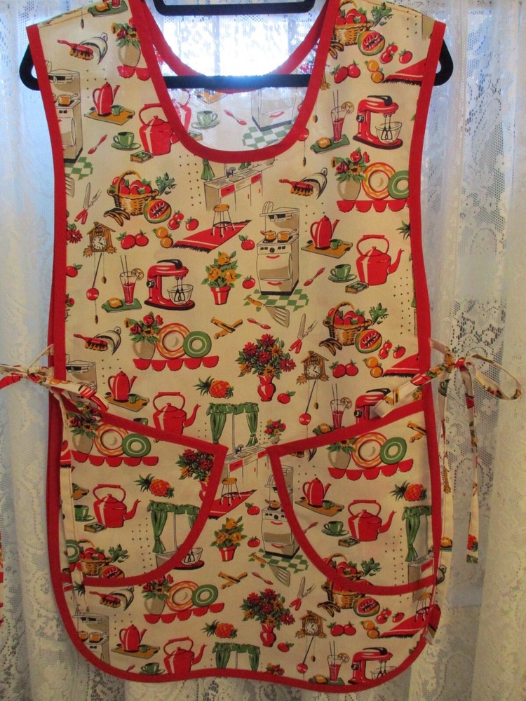 HANDMADE COBBLER  APRON  50'S  KITCHEN