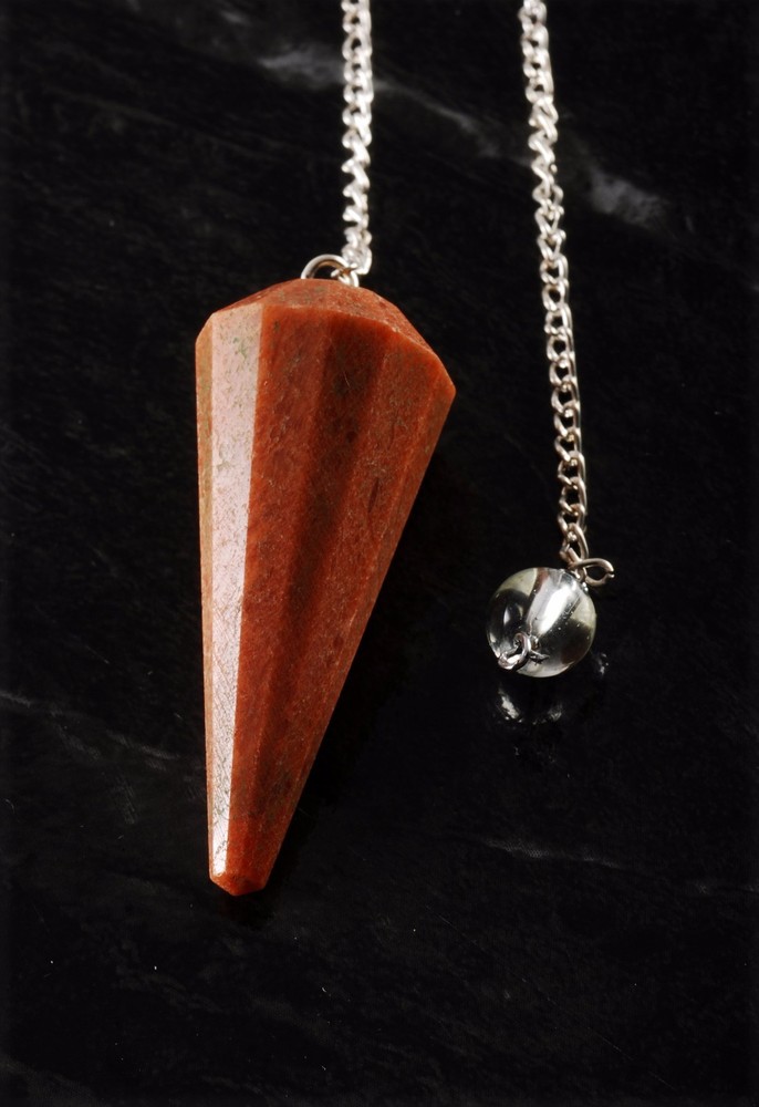 Pendulum Orange Aventurine Stone Comes Assorted Divining Spell Casting Reiki