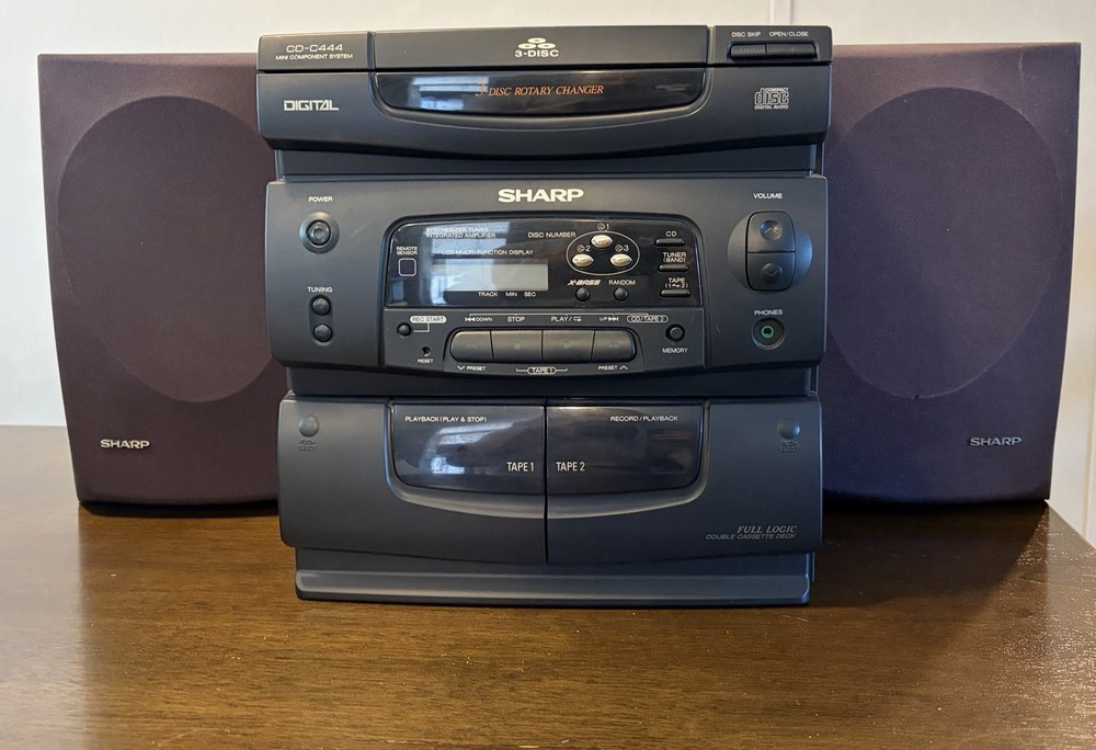 Sharp CD-C444 Stereo (tested) No Remote