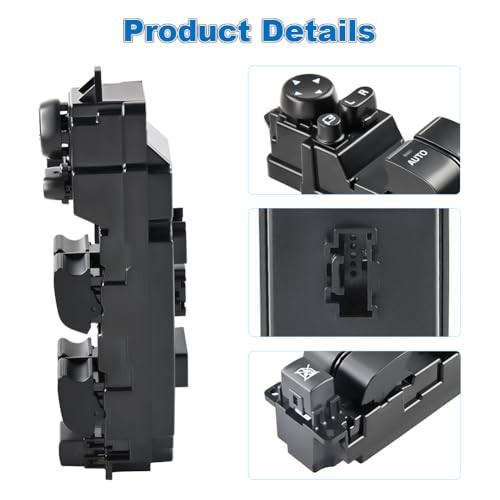 Automatic Power Master Window Switch Compatible with Mazda 2 L4 1.5L 2011 2012