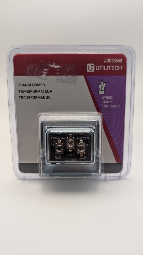 Utilitech #0063548 Wired Doorbell Transformer.