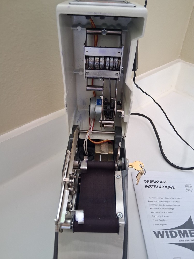 Widmer T-3 LED File Stamp Machine - Refurbished for 2026