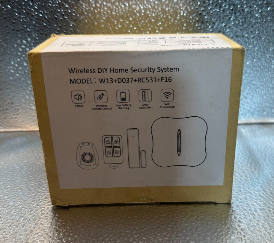 Wireless Home Security System with Google Assistant and Amazon Alexa