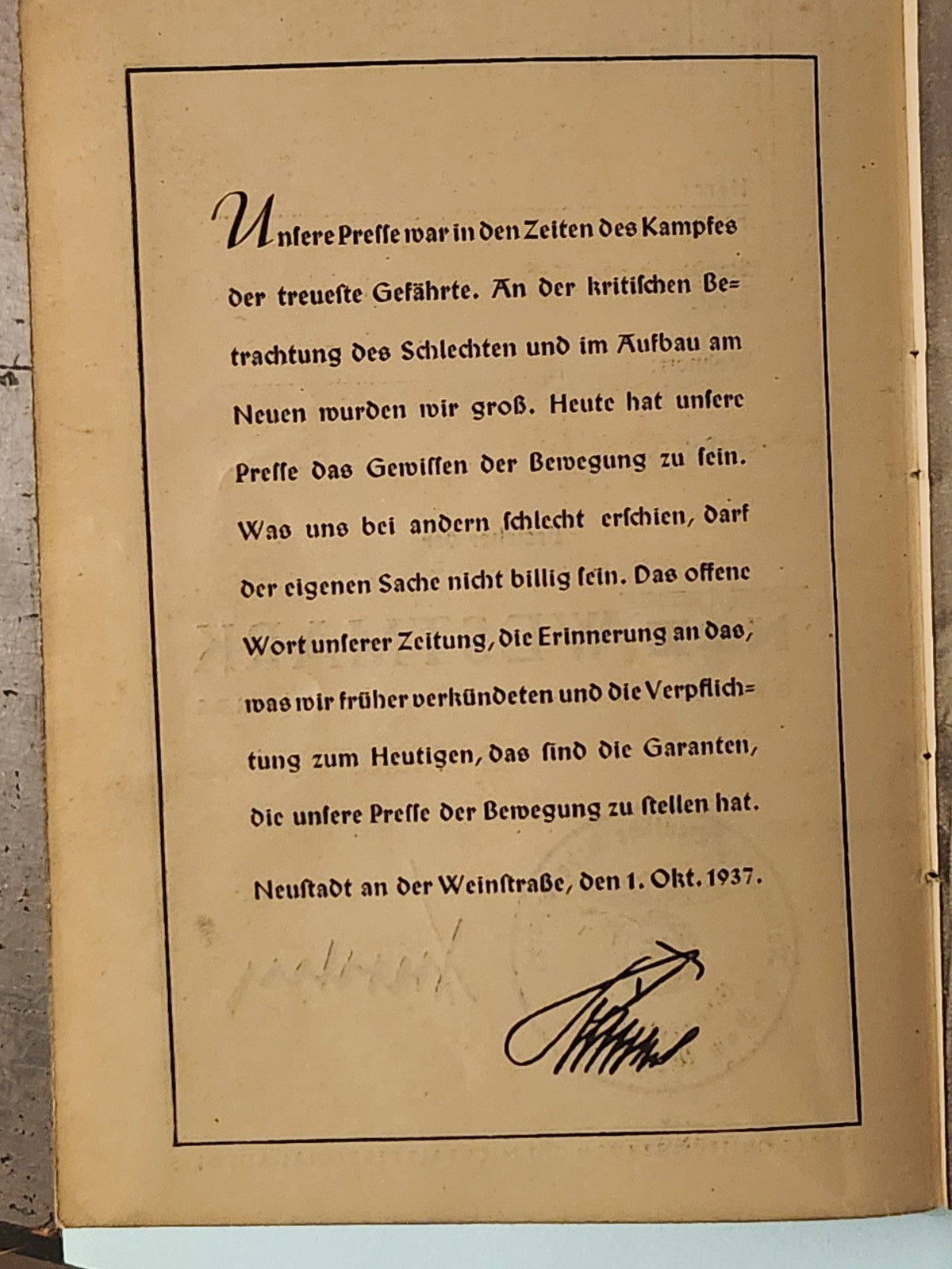 WW2 Germany. "NSZ WESTMARK" newspaper book.