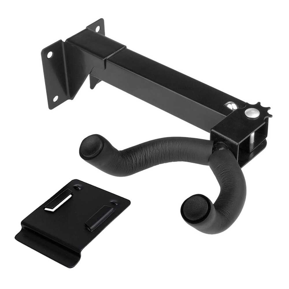 2/4/6/8/10/12x Guitar Hanger Wall Mount Metal Hook Adjustable w/Slat Wall Adapte