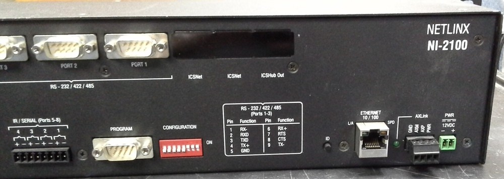AMX NetLinx NI-2100 Integrated Rack Mount Management Controller
