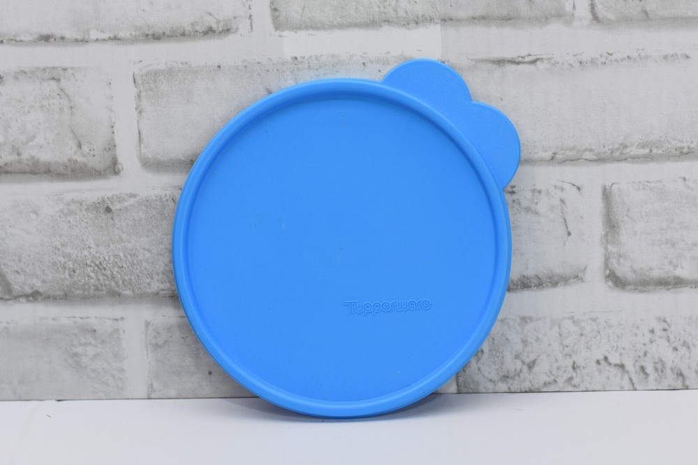 Tupperware Replacement Lid Only #2541 Seal Sky Blue "C" Tab
