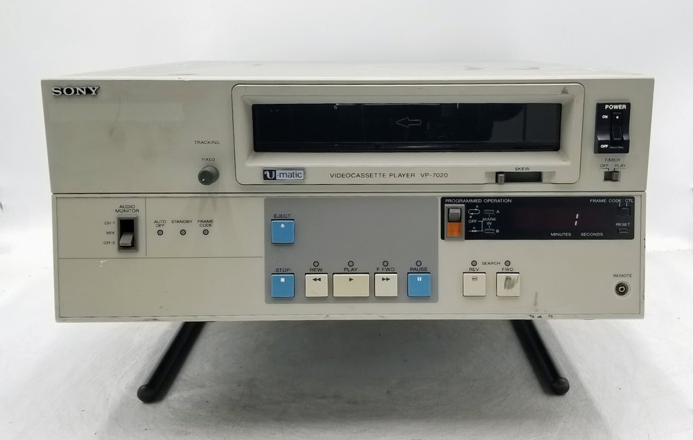 SONY VP-7020 VIDEOCASSETTE PLAYER