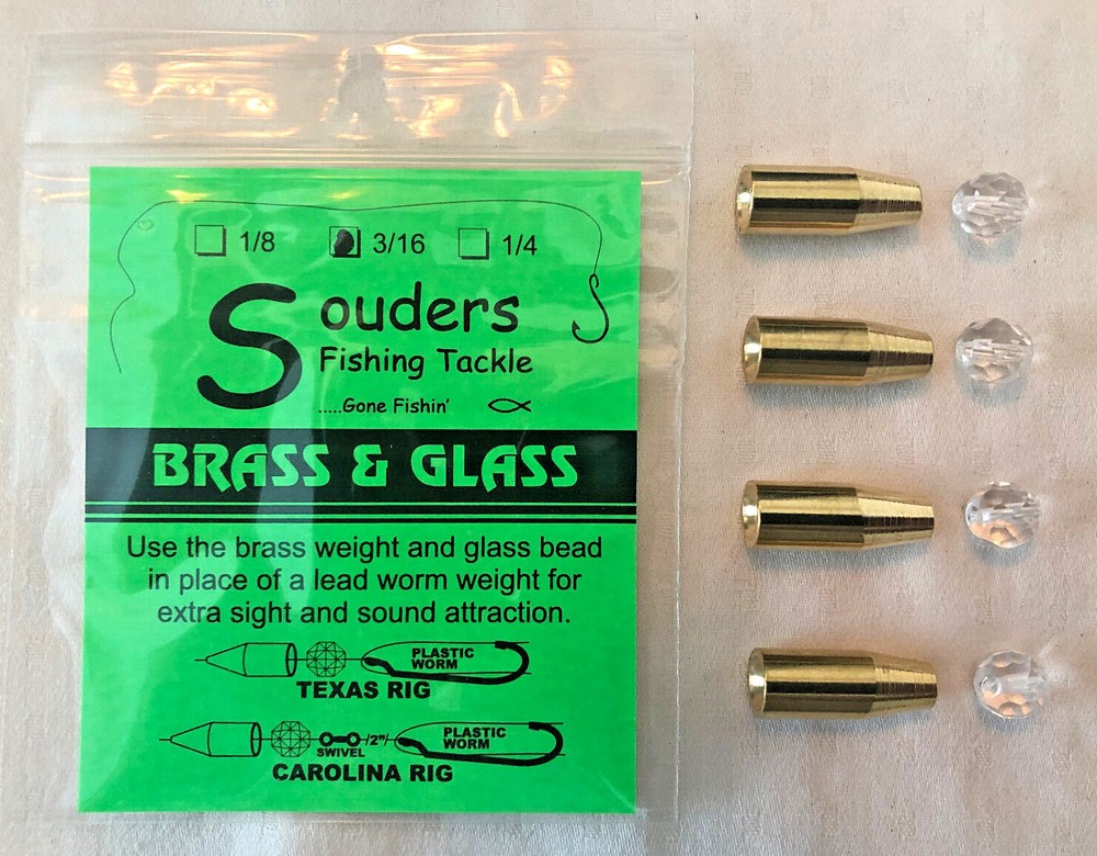 3/16 oz Brass & Glass Combo Pack- Brass