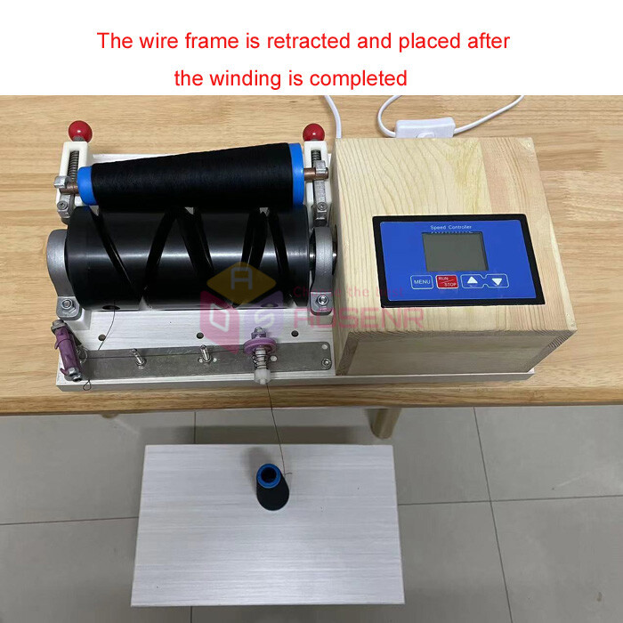 Mini Double Wax Frame WindingMachine Flat Knitting Ply Wool Spinning Machine.