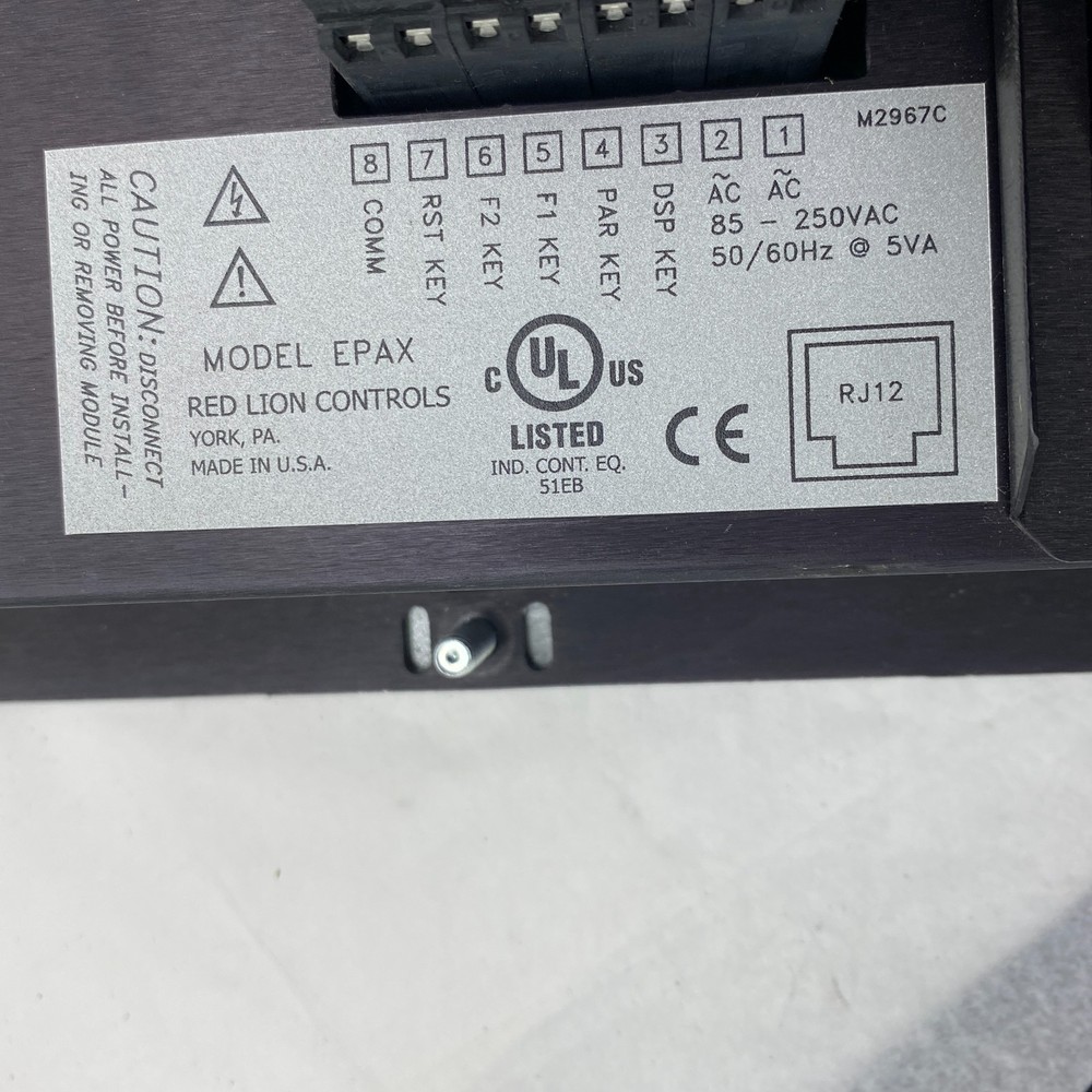 RED LION MODEL EPAX LED DIGITAL PANEL MULTI-FUNCTION METER 85-250VAC 50/60HZ 🎯