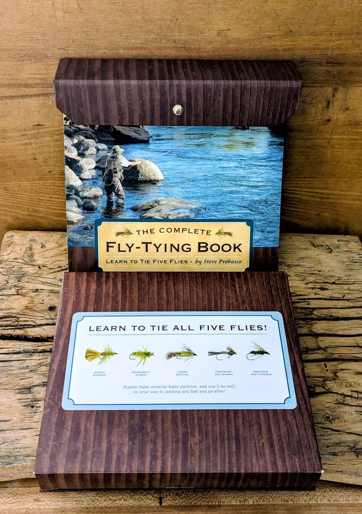 The Complete Fly-Tying Kit: Book, Vise, Tools, Materials, Instructions NOS