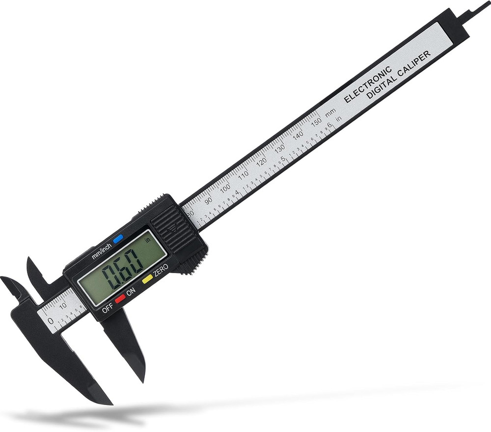 Digital Caliper, 0-6" Calipers Measuring Tool - Electronic Micrometer Caliper w