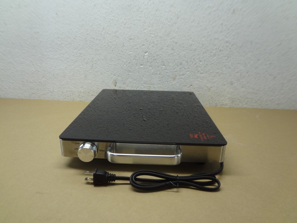 Chefman Compact Glasstop Warming Tray with Adjustable Temperature Control