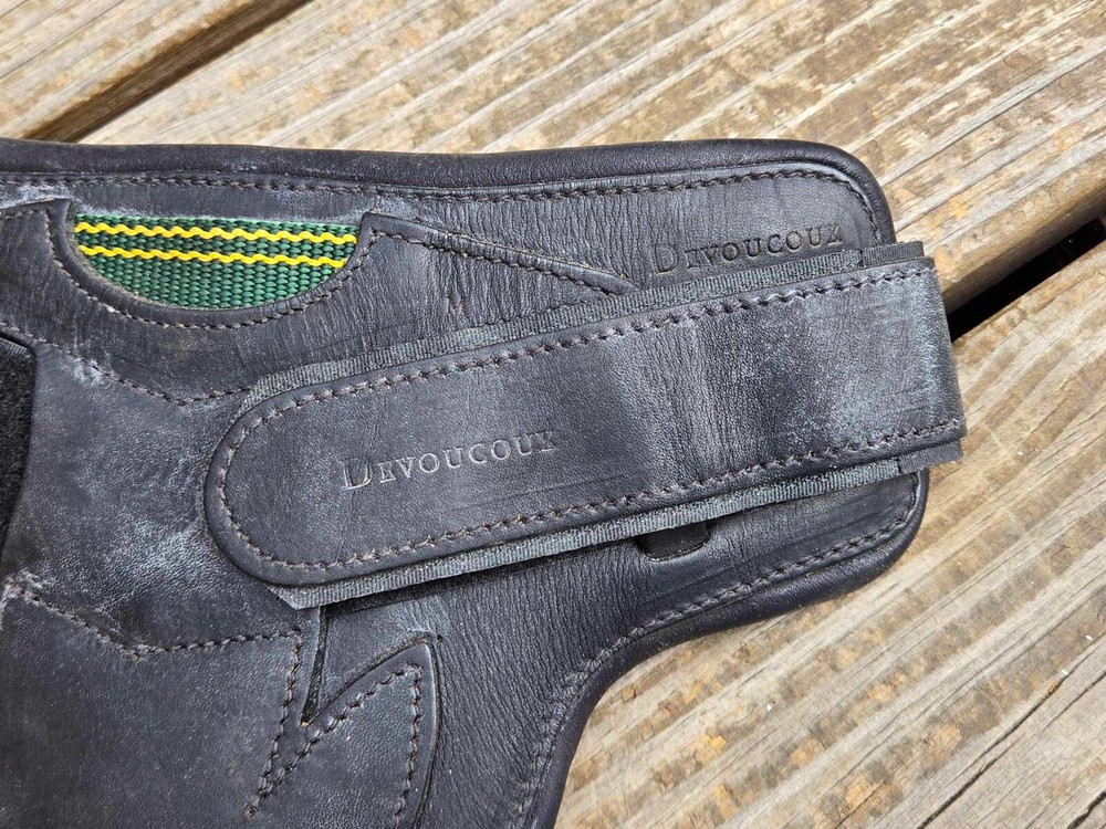 Devoucoux Black Calfskin Lined Fetlock Boot - SINGLE (Right) - Size Medium - New