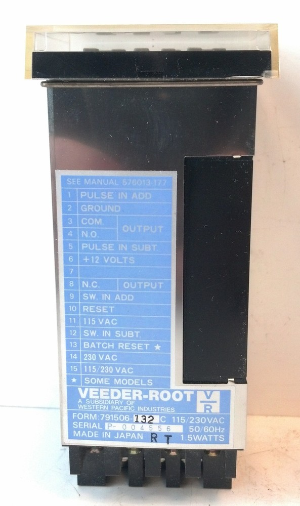 Veeder-Root 791506-132 115/230 V AC Digital Predetermining Counter Module