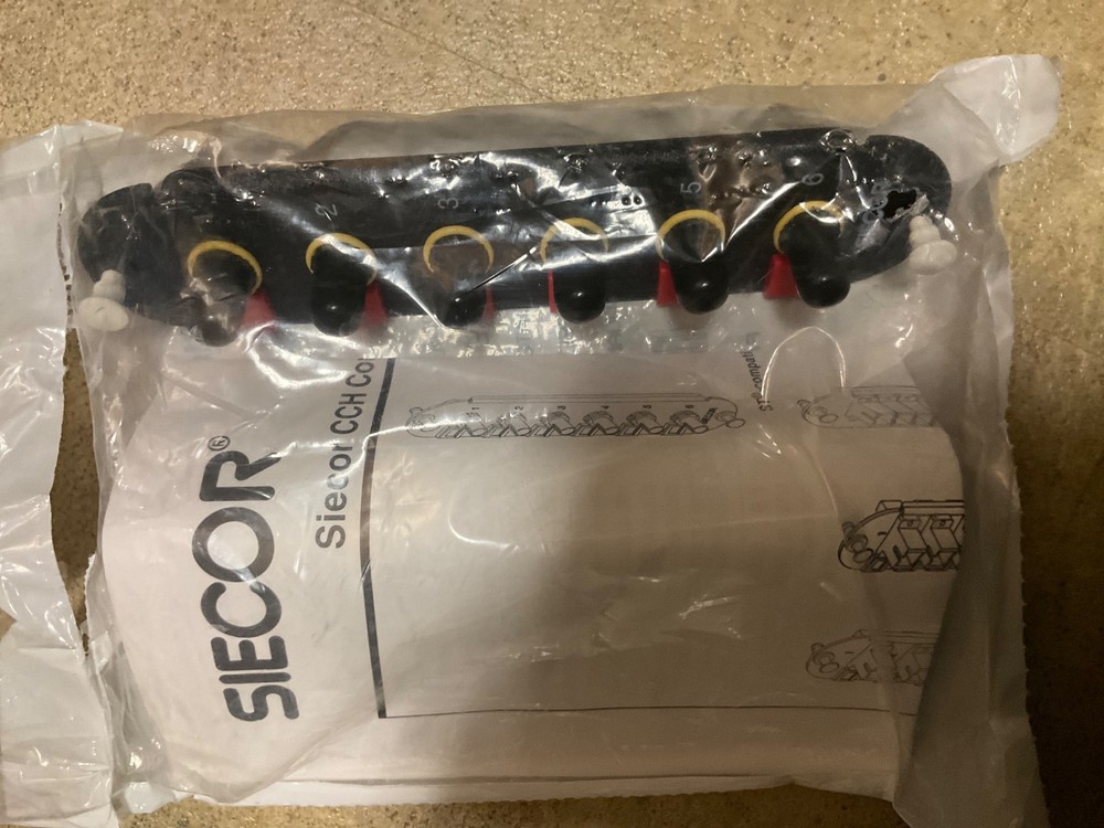 Corning CCH-CP06-19T Simplex ST Adapter 6 Fiber CCH Panel Singlemode