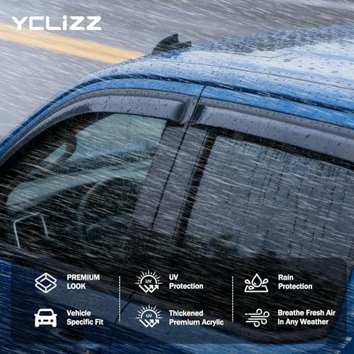 Window Visors Rain Guards Compatible with Equinox EV 2025 2026, Side Window