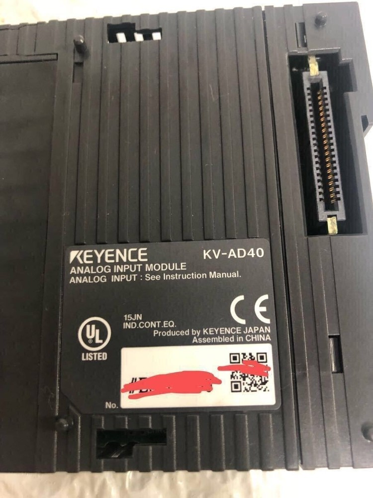 KEYENCE KV-AD40 Analog Input PLC Module w/ Warranty USED #4