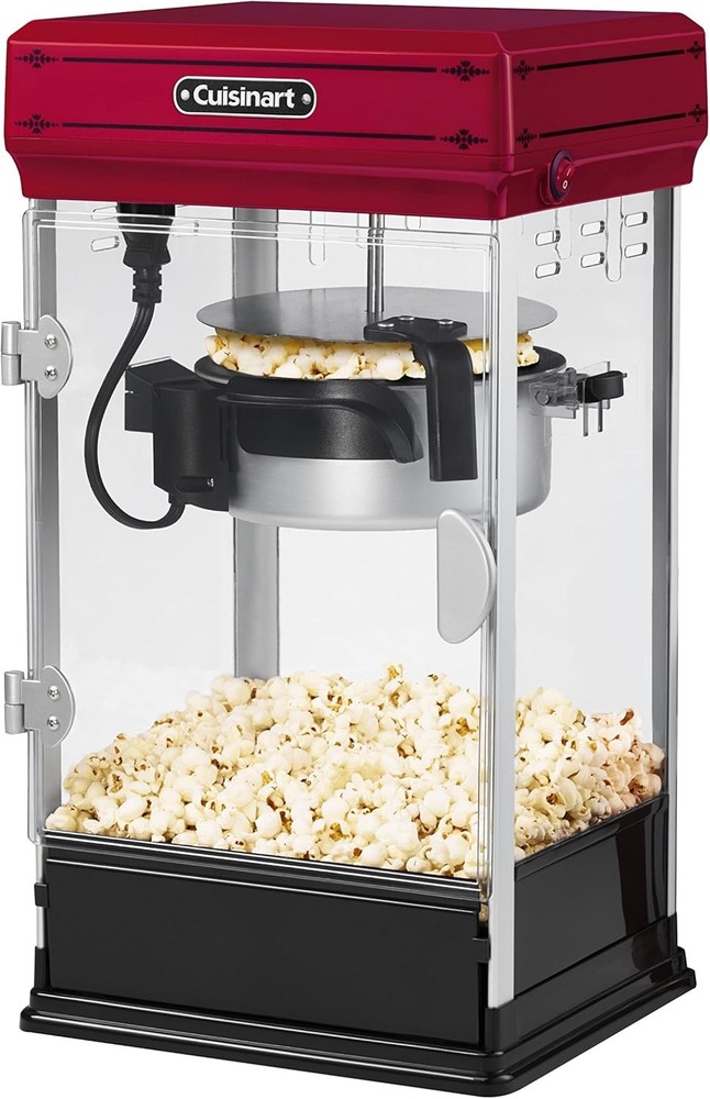 Cuisinart CPM-28FR Classic-Style Popcorn Maker, Red - Certified Refurbished