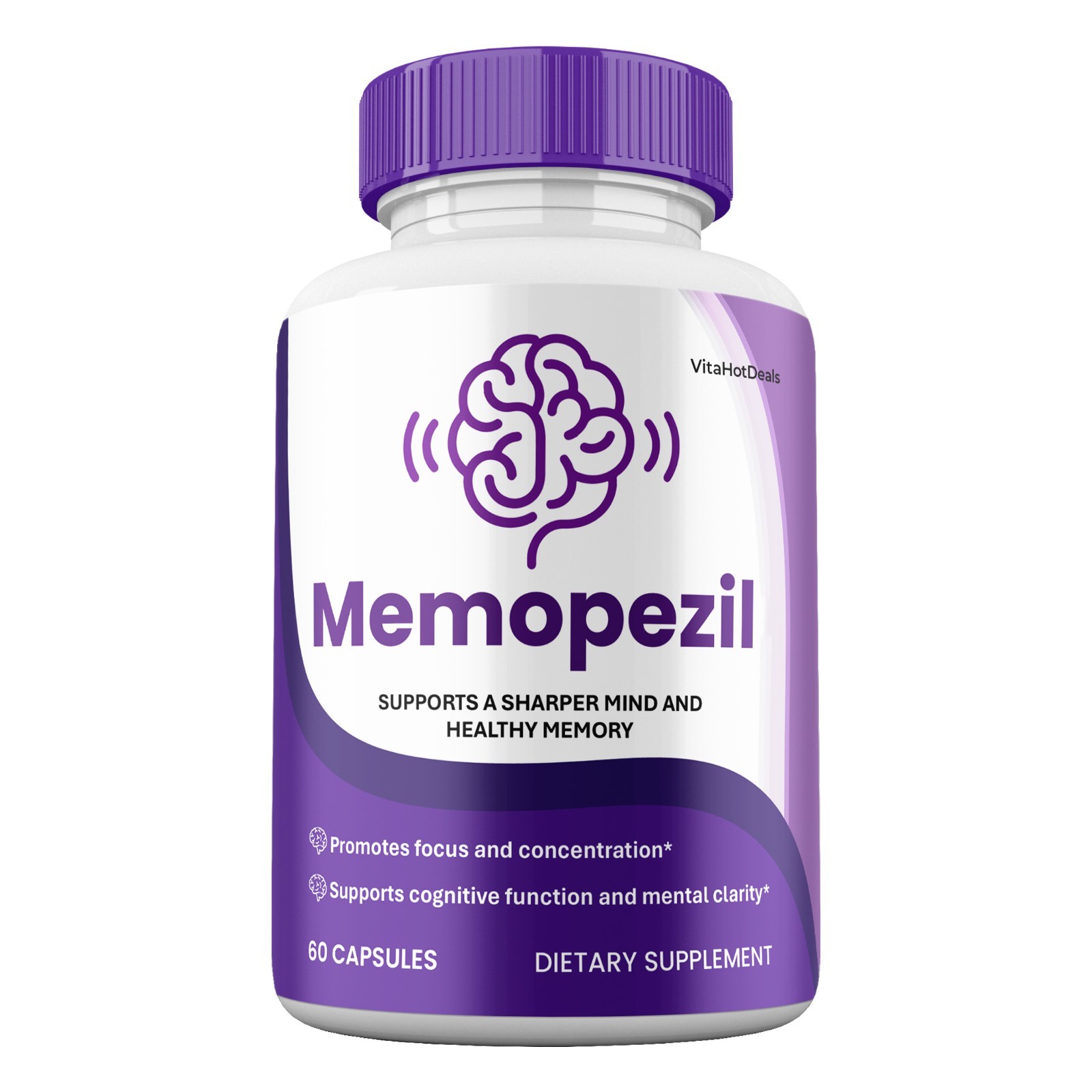 Memopezil Capsules, Max Strength, Memo Pezil for Clarity and Health (10 Pack)