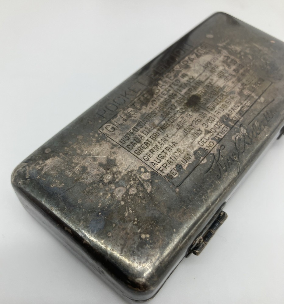 Gillette 502 razor set, 1911 pocket edition (Case Only)
