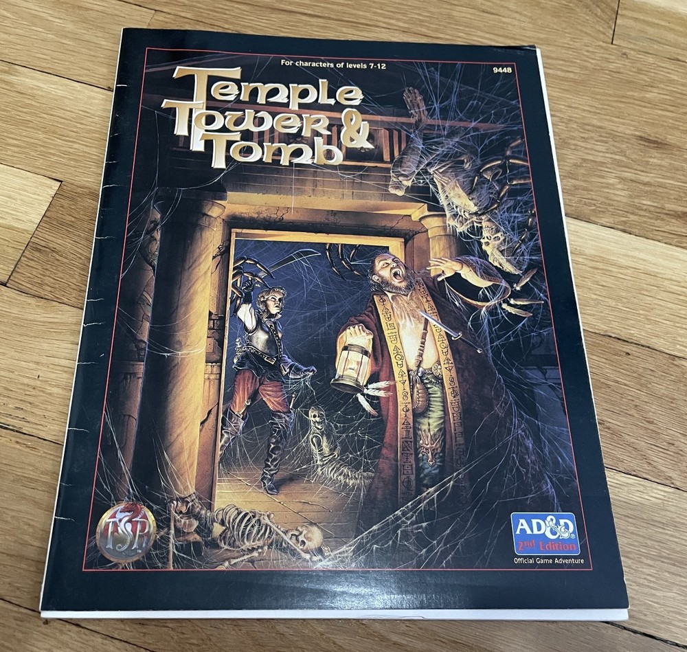 Advanced Dungeons & Dragons Temple Tower & Tomb Original