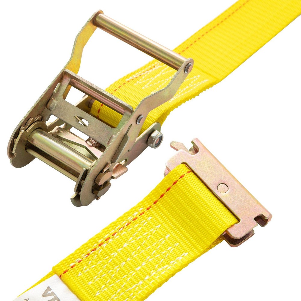 4400lb 2x15ft Polyester E Track Ratchet Strap 18PCS with Spring Fitting