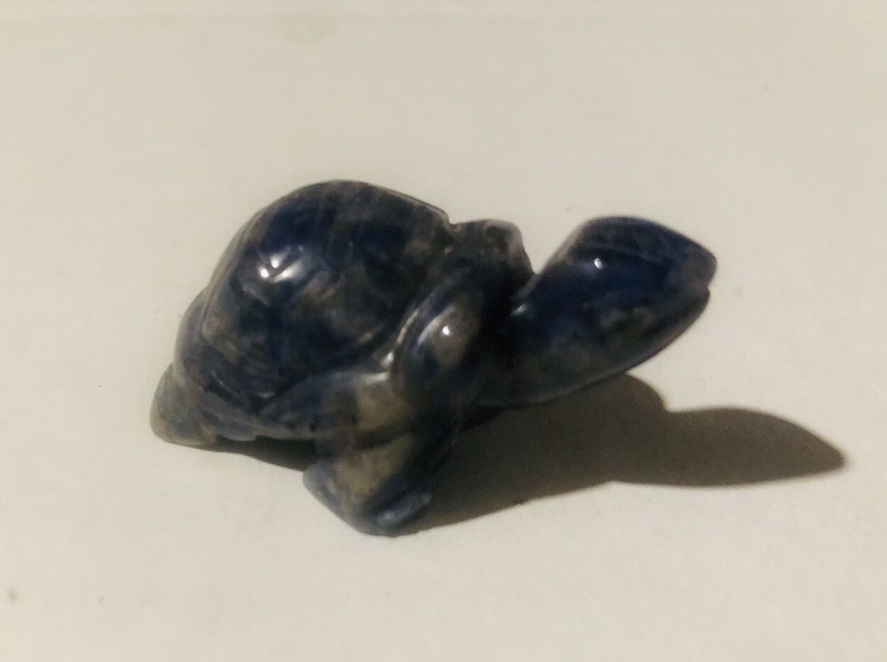 Five miniature Good Luck turtle figurines