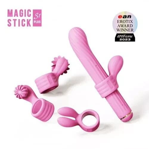 Freedom Novelties Magic Stick S1 Plus Multi Functioning Vibe Pink, New