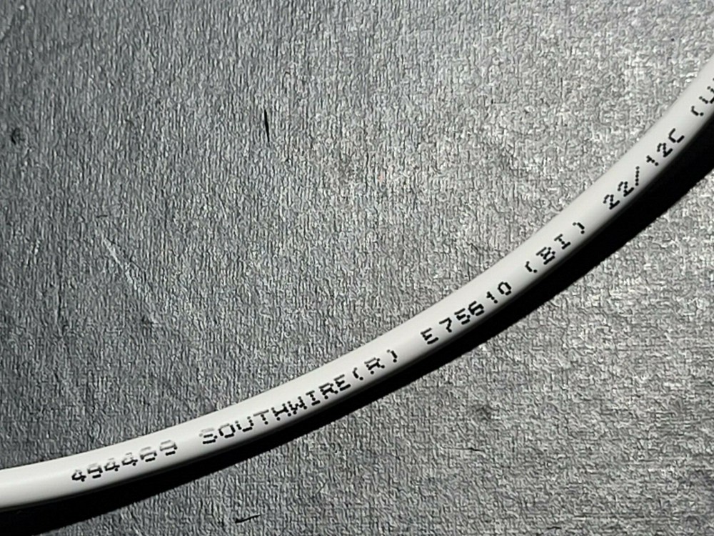 Southwire 22/12C Solid Communications/Fire Alarm Cable FPLP Plenum White /50ft