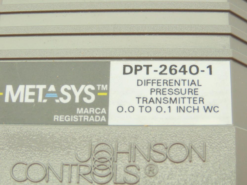 Johnson Controls DPT-2640-1 Diff. Pressure Transmitter Lot of 2