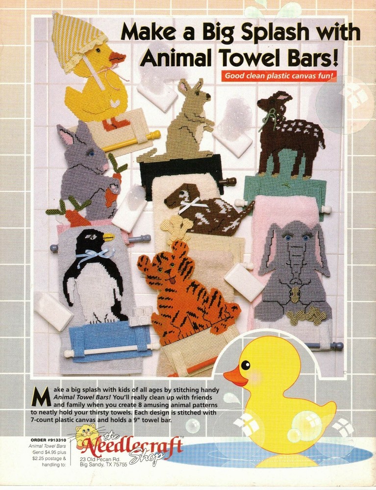 Plastic Canvas Magazine 19 Plastic Canvas Pattern Projects March April 1992