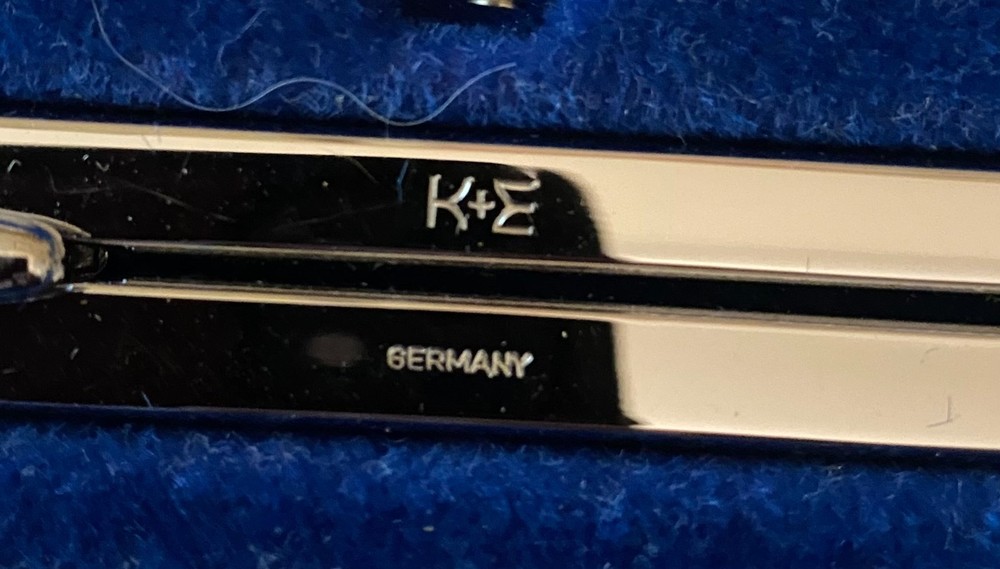 Vintage K&E Keuffel & Esser Drafting Set Made in Germany Compass Set w/Hard Case