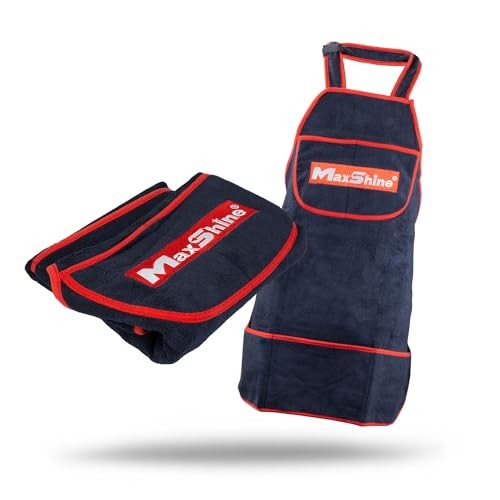 Universal Adjustable Microfiber Detailing Apron (330GSM) | Waterproof,