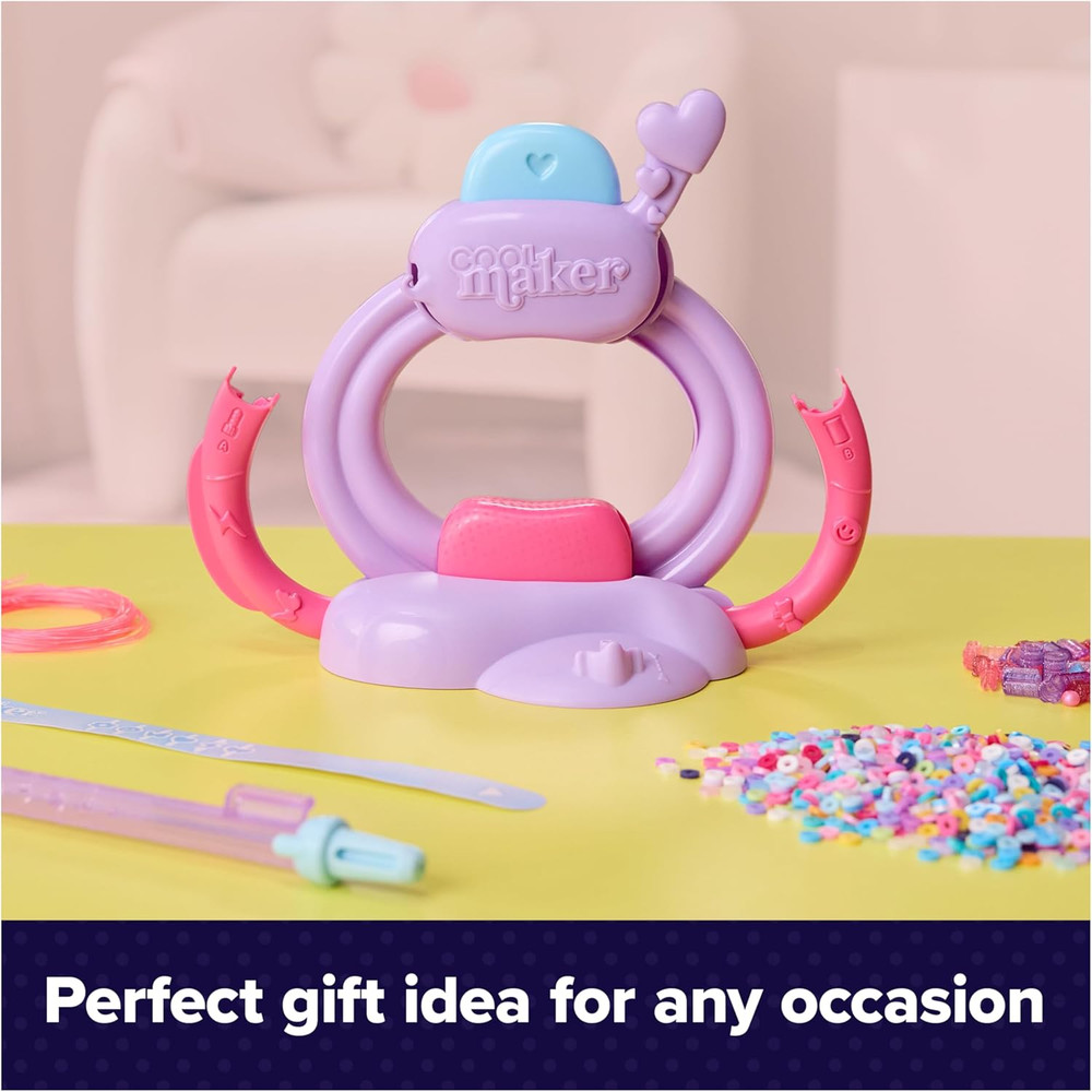 Cool Maker, Stack’D Heishi Studio Bracelet Making Kit with Easy Beading Pen & ov