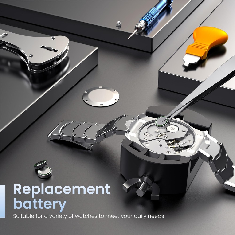 JOREST Watch Repair Tool Kit, Battery Replacement, Strap Adjustment,...