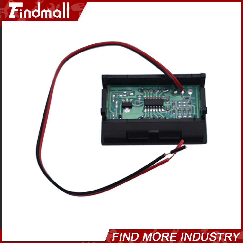 3× DC 4.5-30V Blue LED 3Digital Display Voltage Meter Voltmeter Panel Motorcycle