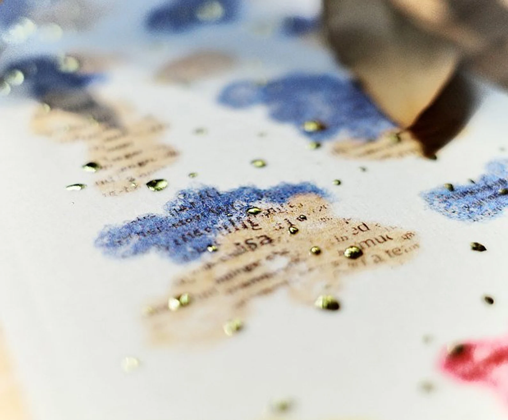 Sonia's Illustration Life Clouds Foiled Washi Tape SAMPLE LOOP